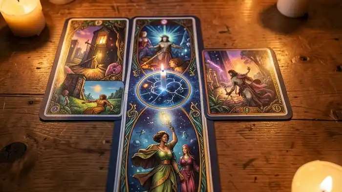 Расклад Таро «Перекресток» на новый брак – изображение расклада