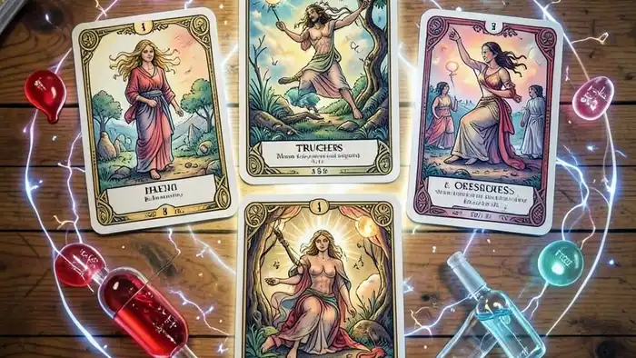 Расклад Таро «перекресток» на сахарный диабет – визуальное представление