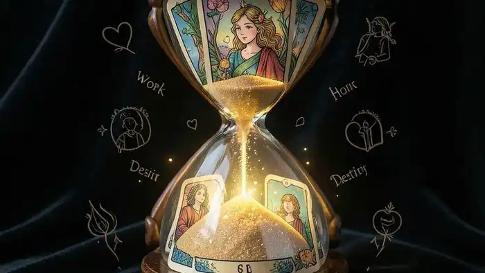 Расклад Таро «песочные часы» – визуальная метафора времени и судьбы