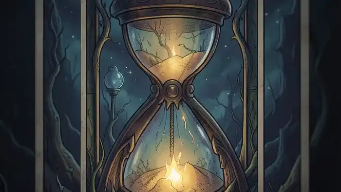 Расклад Таро Песочные часы на лишение родительских прав — символическое изображение анализа судебного процесса