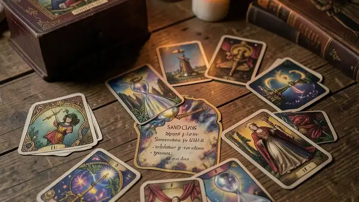 Расклад Таро «песочные часы» – визуальное изображение карт в виде песочных часов