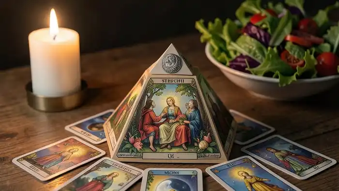 Расклад Таро «пирамида» на диету — визуальная схема