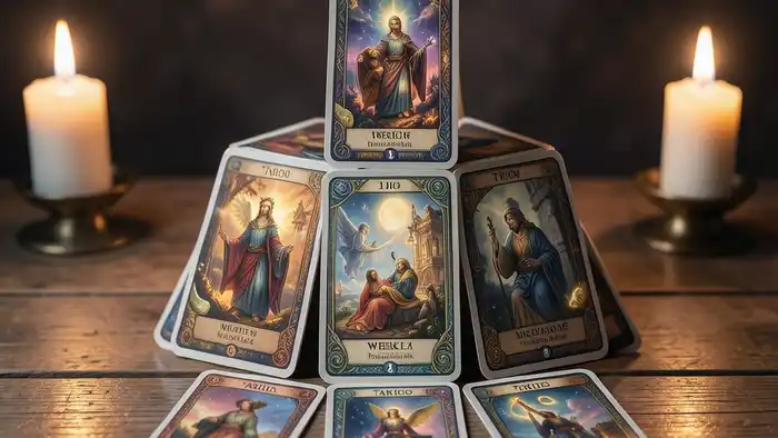 Расклад Таро «пирамида» на неделю – визуальная схема