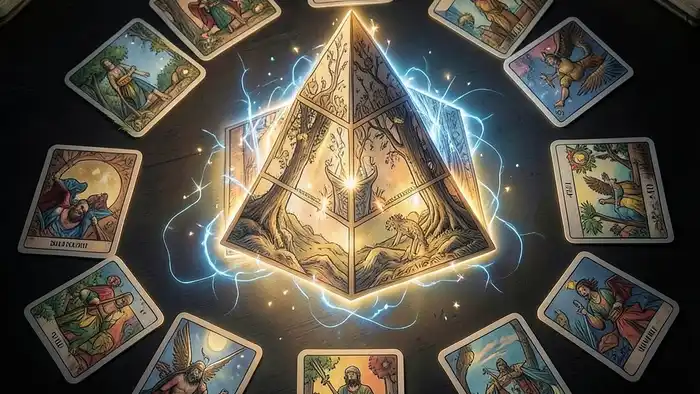 Расклад Таро «пирамида» на негативную энергию — изображение расклада