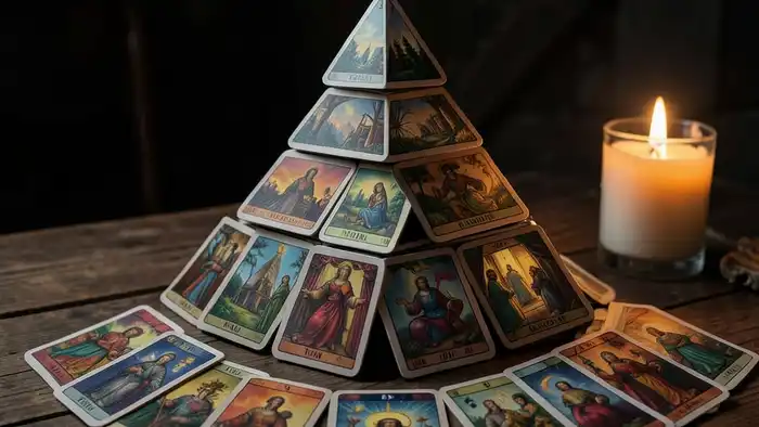 Расклад Таро «пирамида» на жадность партнёра – визуализация пирамиды карт