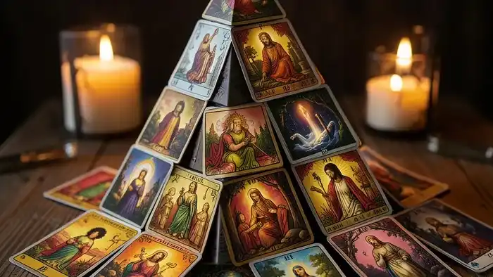 Расклад Таро «пирамида» на выбор между семьей и любовником