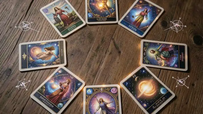 планетарный расклад Таро на год изображение