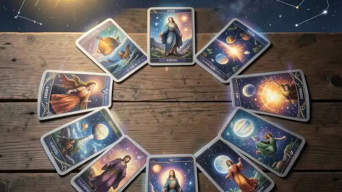 планетарный расклад Таро на мотивацию, карты Таро, планеты, астрология