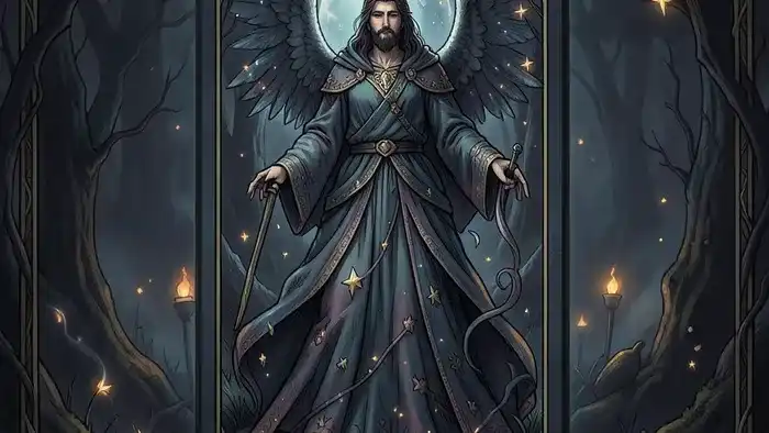 Расклад Таро по переписке: карты на столе рядом с ноутбуком для дистанционной консультации