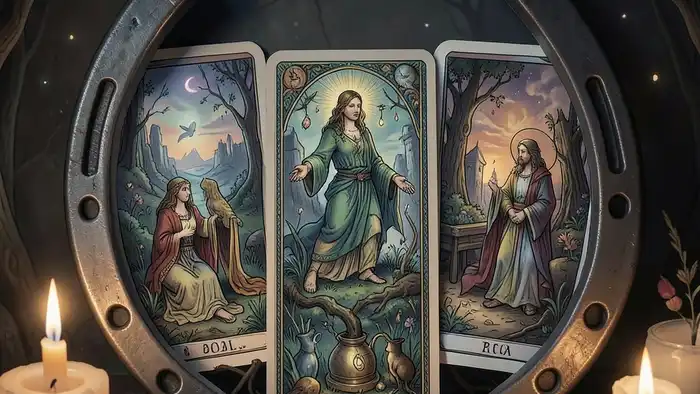 Расклад Таро «подкова» – визуальное изображение подковой с картами