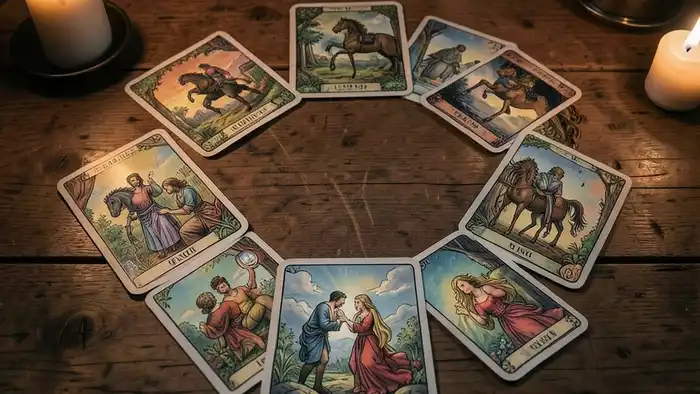 Расклад Таро подкова на манипуляцию в отношениях