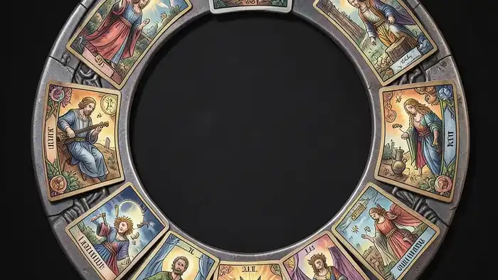 Расклад Таро «подкова» на грант – визуальное изображение