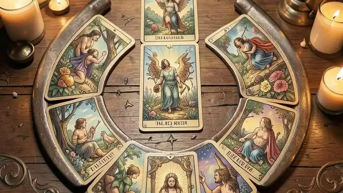 Расклад Таро подкова на зачатие изображение