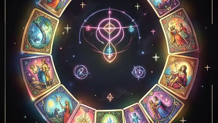 Расклад Таро подкова — визуальная схема в виде подковы