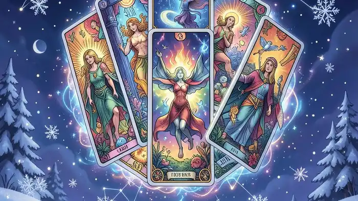 Расклад Таро «портал» на февраль – визуальная иллюстрация портала из карт