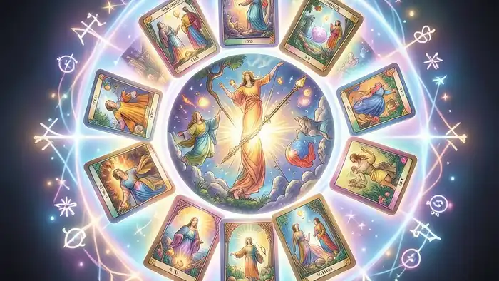 Расклад Таро «портал» на просветление – символический портал из карт
