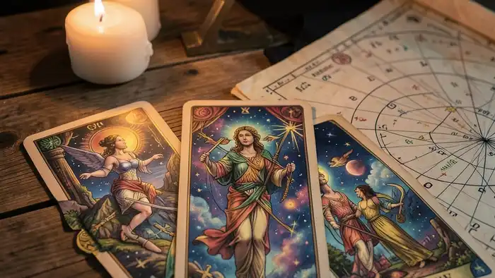 Расклад Таро портал на ретроградный Меркурий – визуальная иллюстрация