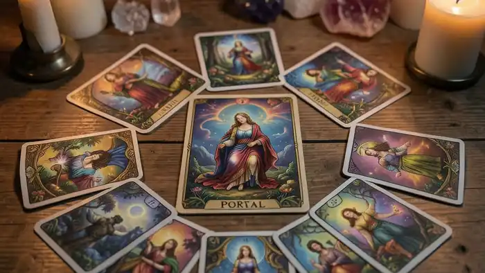 Расклад Таро портал – визуальное изображение расклада