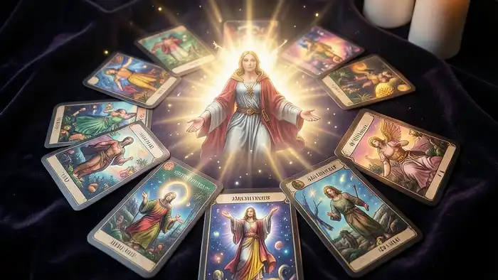 Расклад Таро «послание Вселенной» на харизму — символический образ