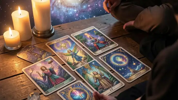 Расклад Таро послание Вселенной на смену деятельности, изображение