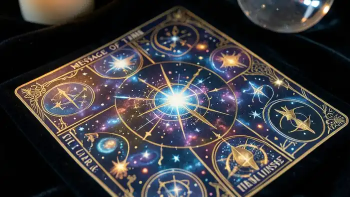расклад Таро «послание Вселенной» на страхи, мистическая сцена