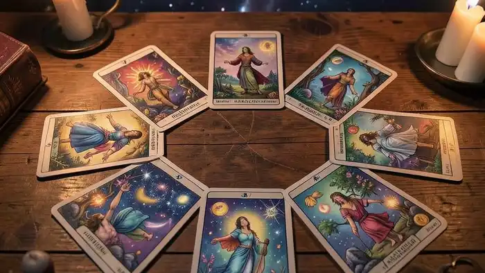 Расклад Таро «послание Вселенной» на таланты – визуальное изображение