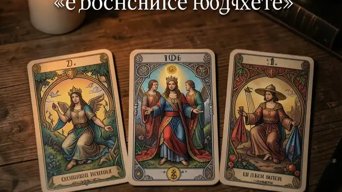 Расклад Таро «прошлое настоящее будущее» изображение