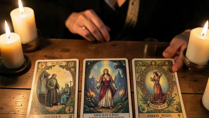 Расклад Таро «прошлое, настоящее, будущее» на банкротство