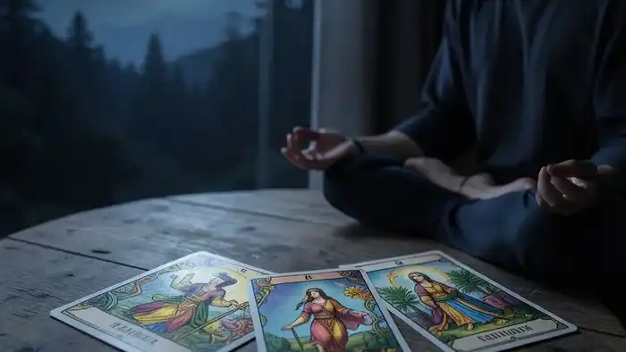 Расклад Таро «прошлое настоящее будущее» на бессонницу – три карты под лунным светом