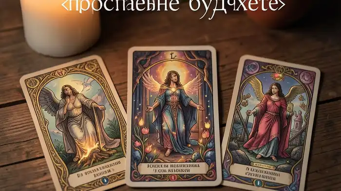 Расклад Таро «прошлое настоящее будущее» на воссоединение изображение