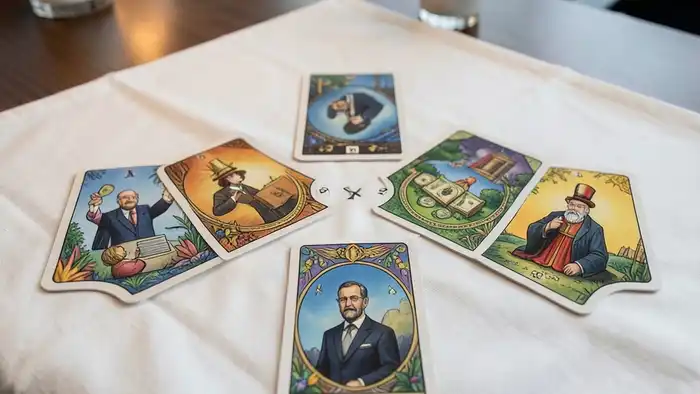 Расклад Таро простой крест на продажи – визуальное представление