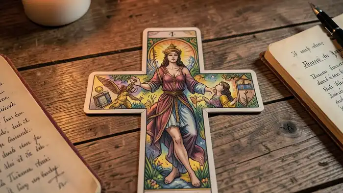 Расклад Таро простой крест на самореализацию