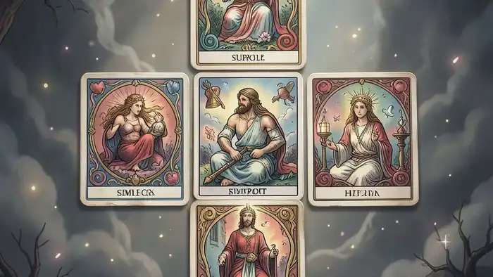 Расклад Таро простой крест – визуальное представление карт
