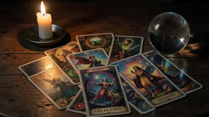 Расклад Таро путь героя – изображение расклада