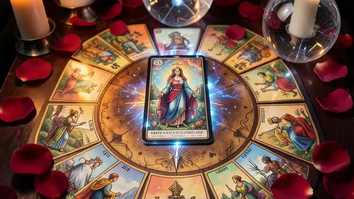 Расклад Таро путь героя на будущую жену – изображение расклада