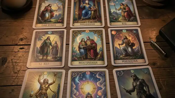 Расклад Таро путь героя на переговоры – карта с семью позициями