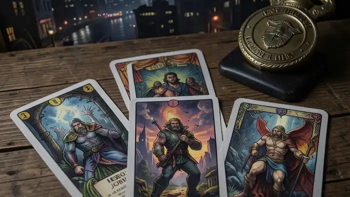 Расклад Таро путь героя на полицию изображение