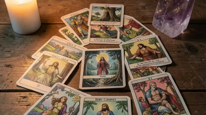 Расклад Таро путь героя на причину болезни