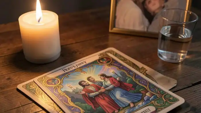 Расклад Таро «Путь героя» на ревность мужа, изображение