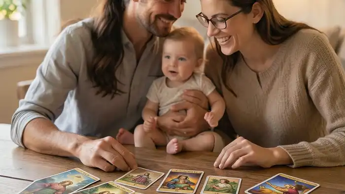 расклад Таро путь героя на семейные узы изображение