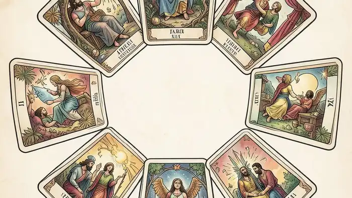 Расклад Таро «путь героя» на зависимость от партнера изображение