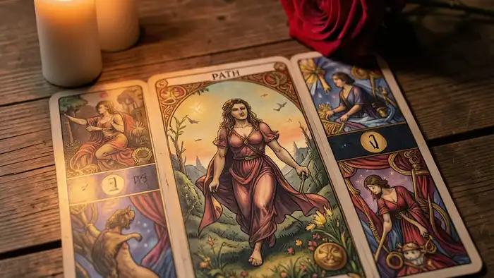 Расклад Таро путь на бывшую – изображение расклада