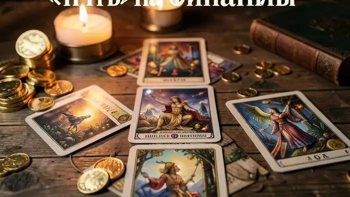 Расклад Таро «путь» на финансы – изображение расклада