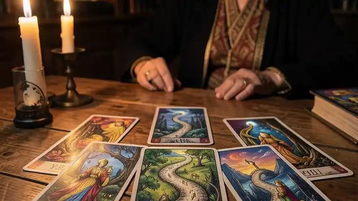 Расклад Таро «путь» на карьерный кризис – карта пути с семью позициями