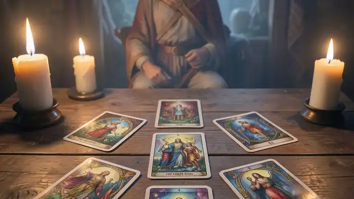 Расклад Таро путь на отношения с отцом – визуальное изображение