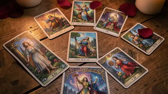 расклад Таро путь на поклонницу изображение