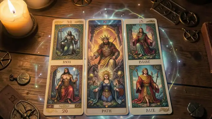 Расклад Таро путь на проклятие изображение