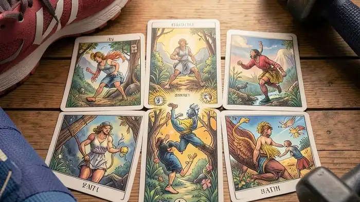 Расклад Таро «путь» на спорт и здоровье – карта, спортивный инвентарь