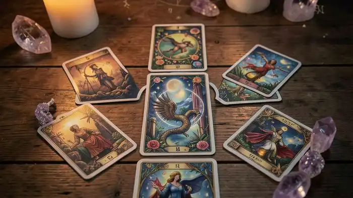 Расклад Таро «путь» на знак свыше – визуальное представление