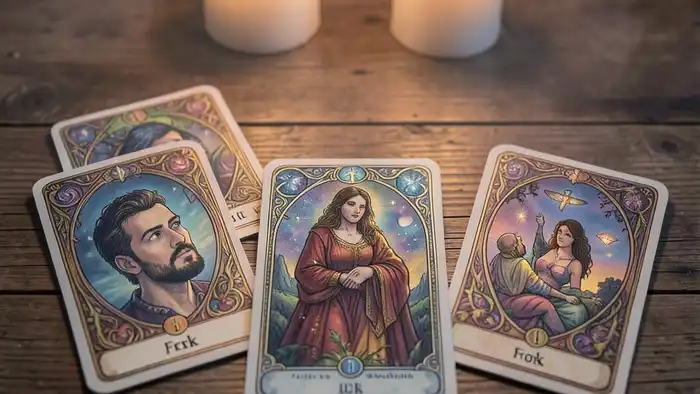 Расклад Таро «развилка» на бывшую – мистический образ карт на столе